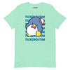 Tuxedosam Watashi Wa T-Shirt (Mint) Apparel Printful S