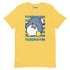 Tuxedosam Watashi Wa T-Shirt (Yellow) Apparel Printful S