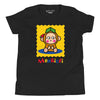 Youth Monkichi Primary Logo T-Shirt (Black) Apparel Printful S