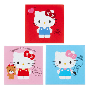 Hello Kitty Square Memo Pad Stationery Japan Original   