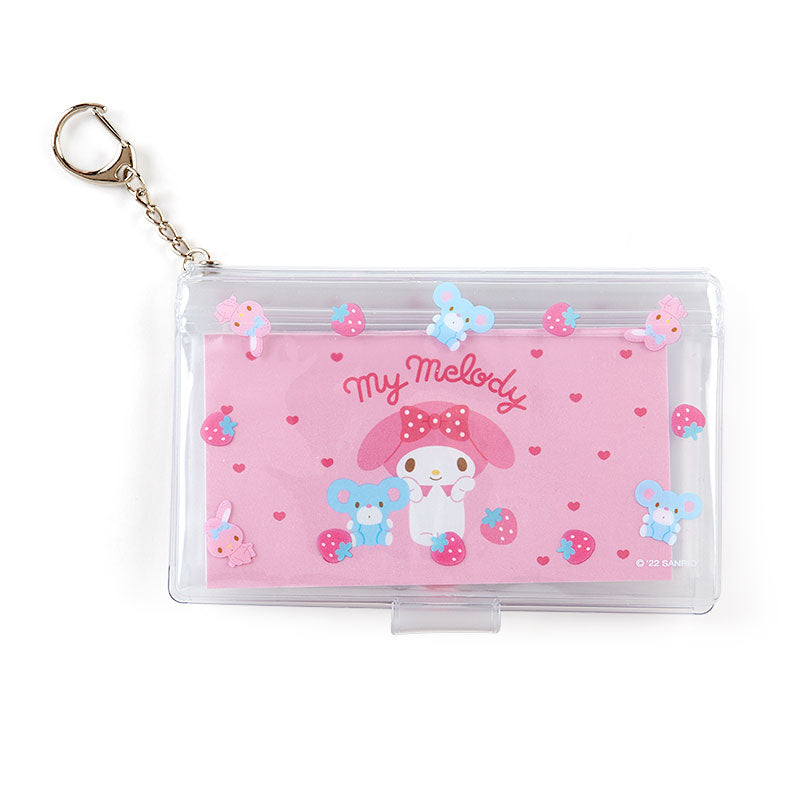My Melody Memo Pad with Keychain Case Stationery Japan Original   