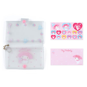 My Melody Memo Pad with Keychain Case Stationery Japan Original   