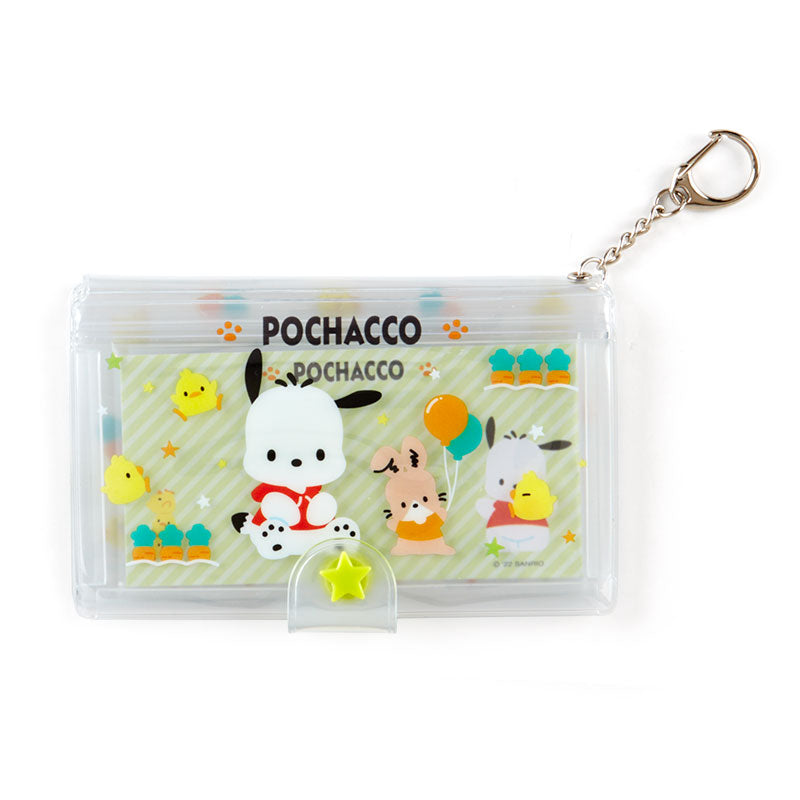 Pochacco Memo Pad with Keychain Case Stationery Japan Original   