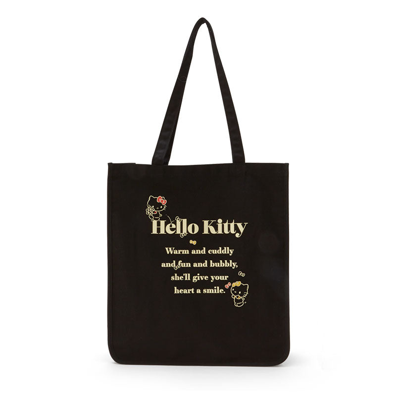 Hello Kitty Canvas Easy Tote Bag (Black) Bags Japan Original   