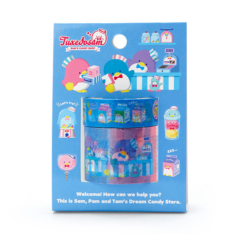 Tuxedosam Washi Tape Set (Sam's Candy Shop Series) Stationery Japan Original   