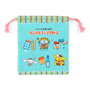 Sanrio Characters Drawstring Bag Set (Dagashi Honpo Series) Bags Japan Original   