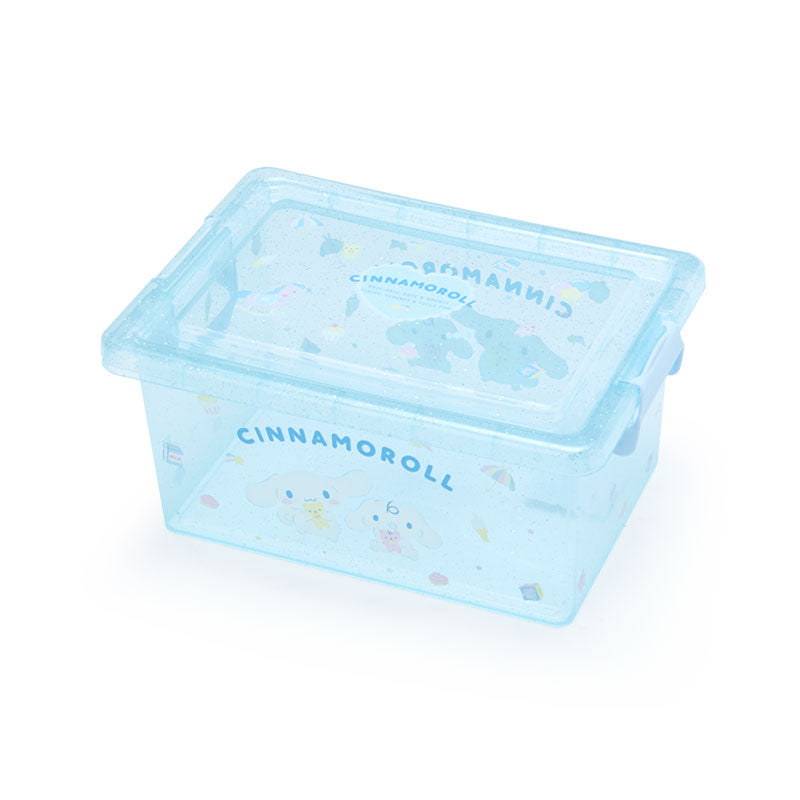 Cinnamoroll Glitter Snap Storage Box Home Goods Japan Original   