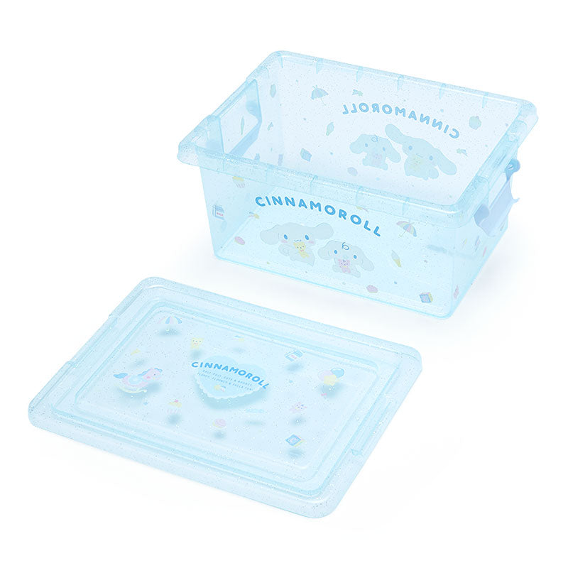 Cinnamoroll Glitter Snap Storage Box Home Goods Japan Original   
