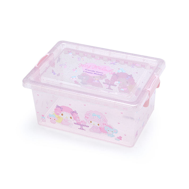 My Melody Glitter Snap Storage Box