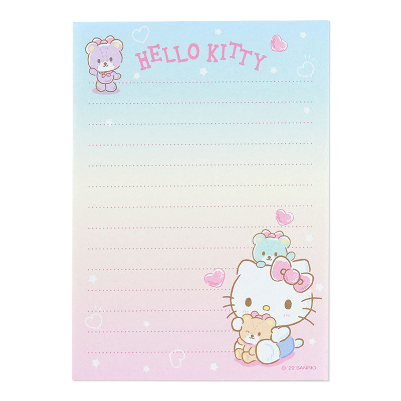 Hello Kitty Sticker and Memo Pad Set Stationery Sanrio Original   