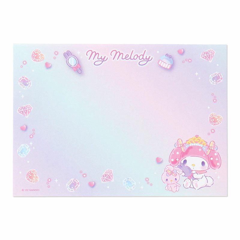 My Melody Sticker and Memo Pad Set Stationery Sanrio Original   