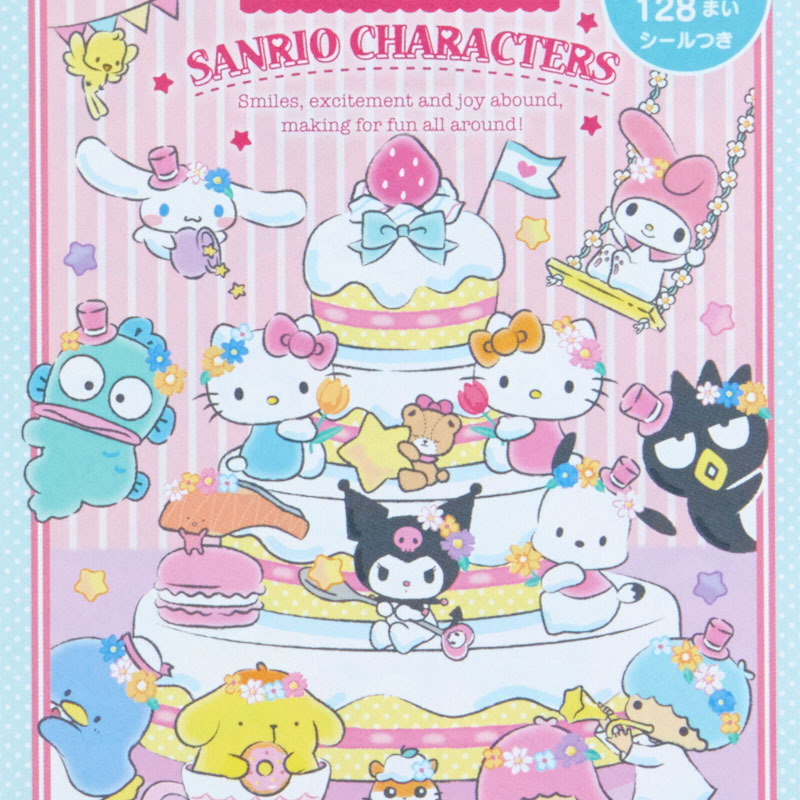 Sanrio Characters Sticker and Memo Pad Set Stationery Sanrio Original   