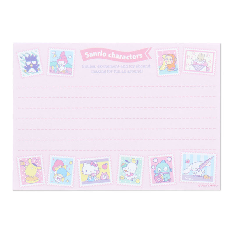 Sanrio Characters Sticker and Memo Pad Set Stationery Sanrio Original   