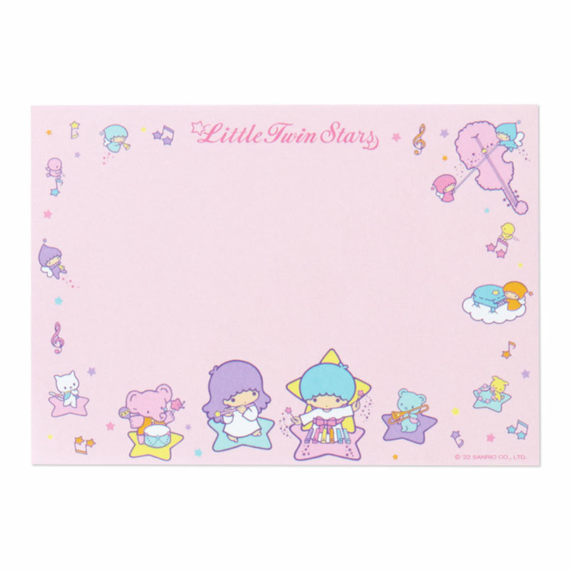 LittleTwinStars Sticker and Memo Pad Set Stationery Sanrio Original   