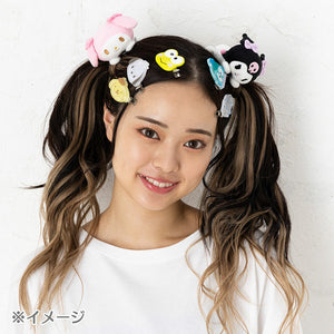 Kuromi Plush Hair Clip Accessory Japan Original   