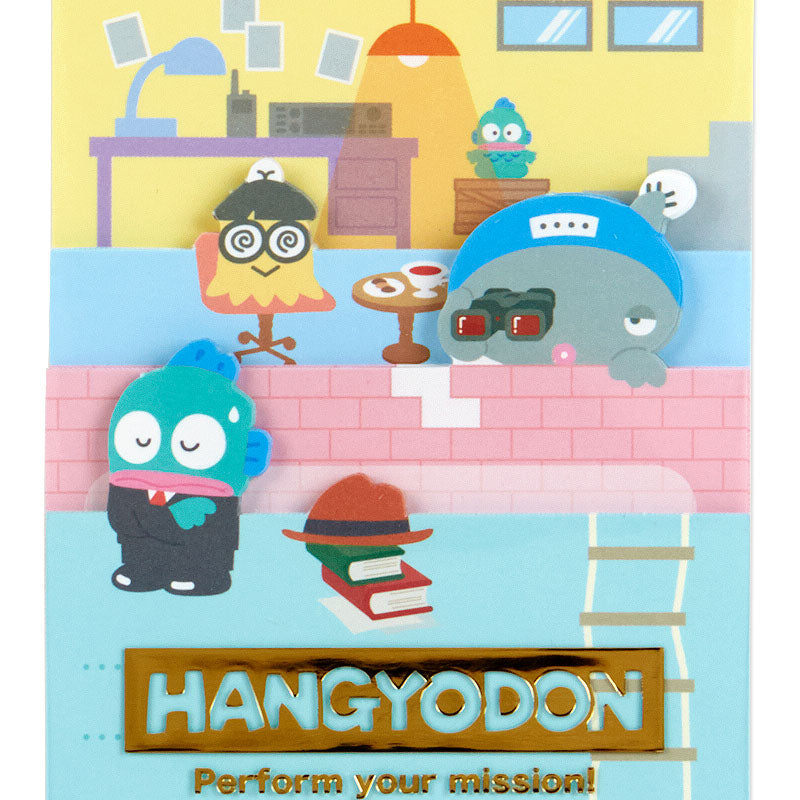 Hangyodon and Friends Memo Pad Stationery Sanrio Original   