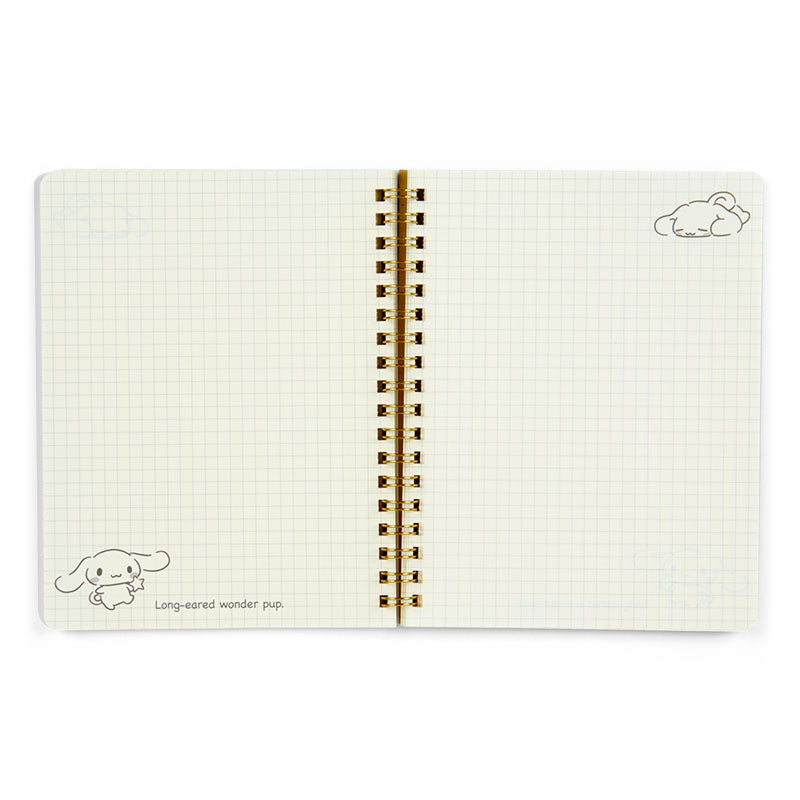Cinnamoroll Grid Notebook (Calm Series) Stationery Sanrio Original   