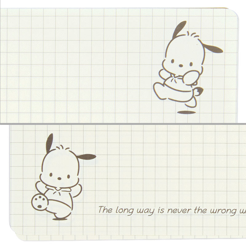 Pochacco Grid Notebook (Calm Series) Stationery Sanrio Original   