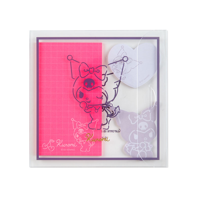 Kuromi Sticky Notes (Calm Series) Stationery Sanrio Original   