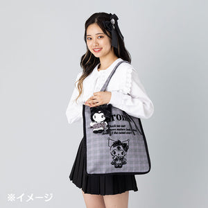 Kuromi Plaid Tote Bag (Secret Melokuro Series) Bags Japan Original   