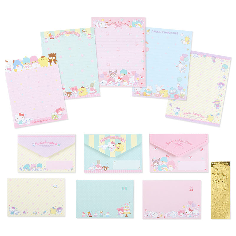 Sanrio Characters Deluxe Letter Set Stationery Japan Original   