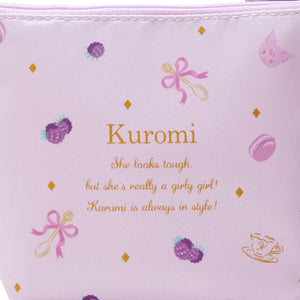 Kuromi Zipper Pouch (Tea Room Series) Bags Japan Original   