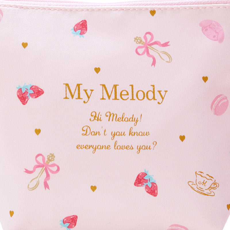 My Melody Zipper Pouch (Tea Room Series) Bags Japan Original   