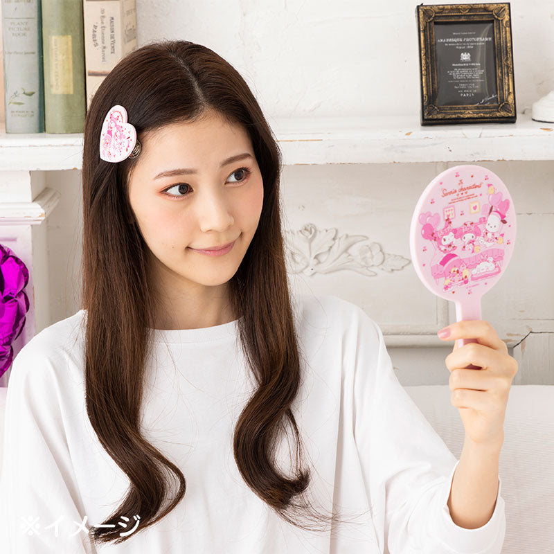 Sanrio Characters Hand Mirror (Staycation Series) Beauty Japan Original   