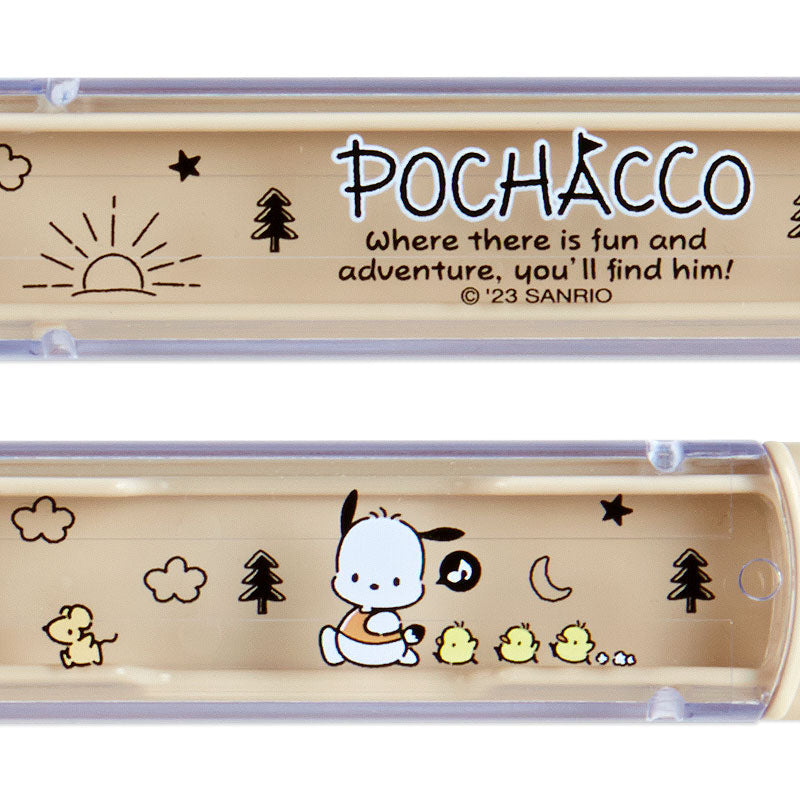 Pochacco Sliding Chopsticks Case (Adventure Series) Home Goods Japan Original   