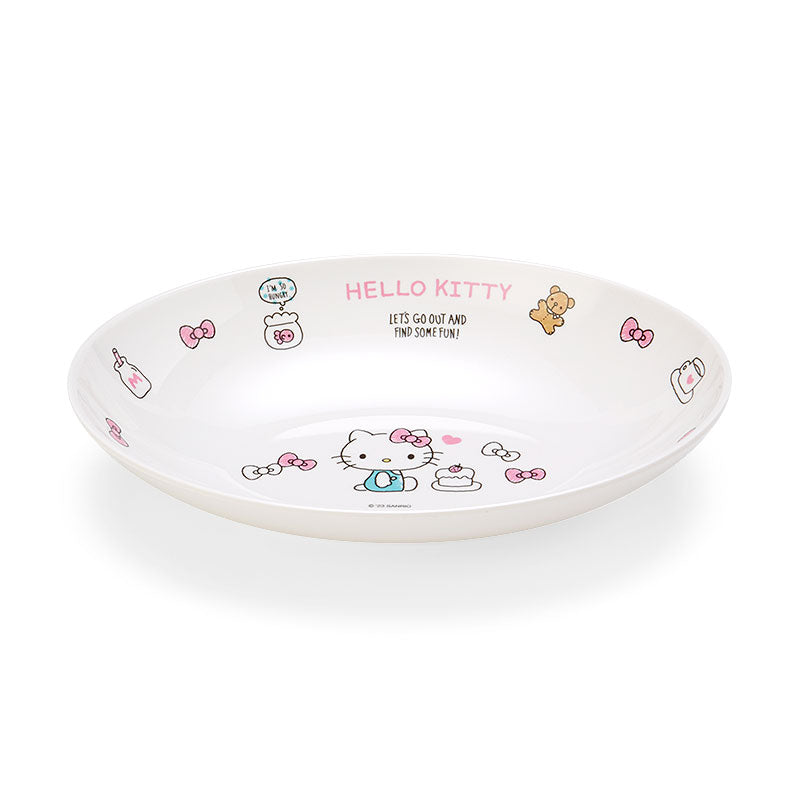 Hello Kitty Oval Melamine Plate Home Goods Japan Original   