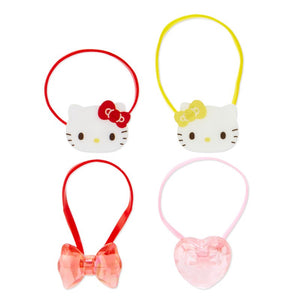 Hello Kitty 4-pc Mini Hair Tie Set Japan Original