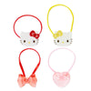 Hello Kitty 4-pc Mini Hair Tie Set Japan Original